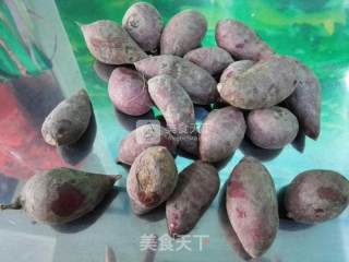 原味核桃紫薯泥的做法步骤：1