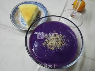 原味核桃紫薯泥的做法步骤：9