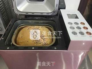 【淡奶芝麻吐司】— 一键式和风面包的做法步骤：6
