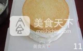 蛋糕也要美美的---莲花彩绘蛋糕的做法步骤：11