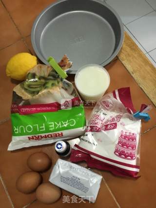 葡萄干柠檬蛋糕坯的做法步骤：1