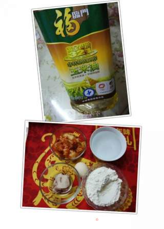 韩国泡菜饼的做法步骤：1