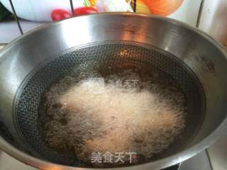 茄汁里脊的做法步骤：5