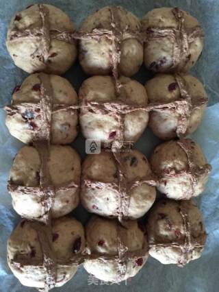 Hot Cross Buns 十字包的做法步骤：12