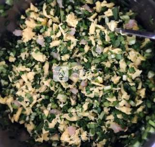 素三鲜水饺 韭菜鸡蛋虾仁水饺的做法步骤：6