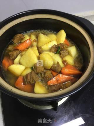 土豆炖牛肉的做法步骤：5