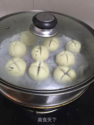 紫薯开花馒头的做法步骤：8
