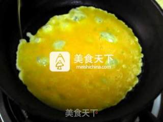 韭菜鸡蛋玉米饼的做法步骤：5