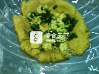 韭菜鸡蛋玉米饼的做法步骤：17