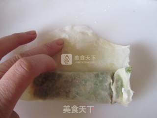 野芹菜春卷的做法步骤：8