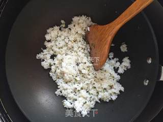 香葱蛋炒饭的做法步骤：9