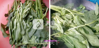 蒜香菠菜塔的做法步骤：1