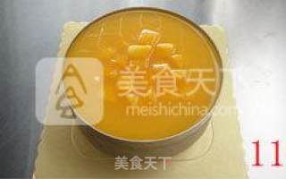 【芒果慕斯】--- 倍受欢迎的四重奏蛋糕的做法步骤：11