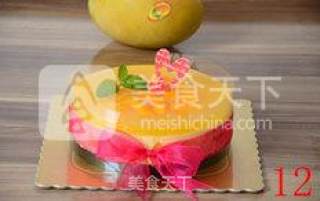 【芒果慕斯】--- 倍受欢迎的四重奏蛋糕的做法步骤：12