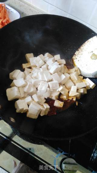 麻婆豆腐　的做法步骤：5