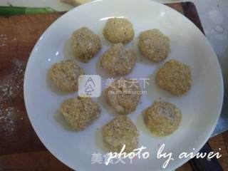 小米豆腐虾仁丸的做法步骤：8