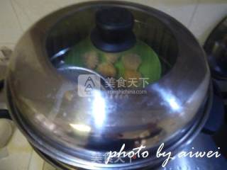 小米豆腐虾仁丸的做法步骤：9