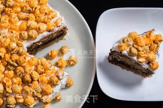 双色爆谷戚风蛋糕 —— Chicago Mix Chiffon Cake的做法步骤：19