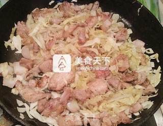 家庭版东北炒肉的做法步骤：8