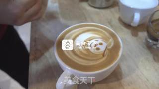 咖啡拉花--雪人的做法步骤：9
