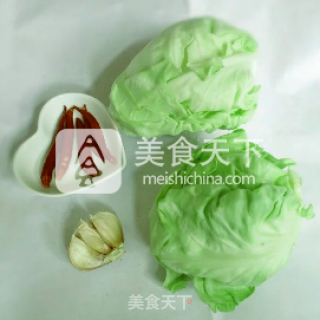 香辣手撕包菜的做法步骤：1