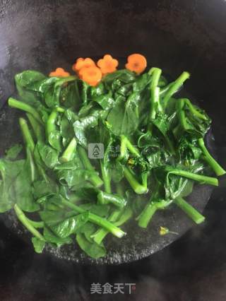 春意盎然盐水菜心的做法步骤：4