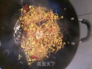 豆芽炒粉条的做法步骤：6
