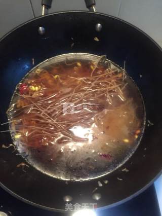 豆芽炒粉条的做法步骤：8