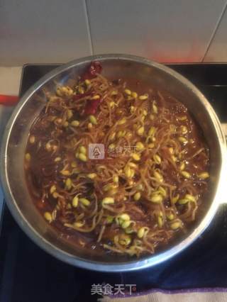 豆芽炒粉条的做法步骤：9