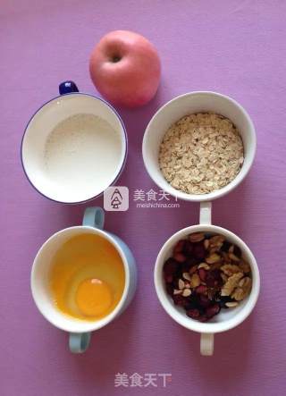燕麦烤干果的做法步骤：1