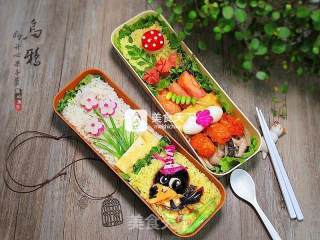 乌鸦趣味便当的做法步骤：13