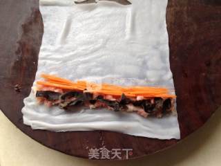 三丝蒸粉卷的做法步骤：5