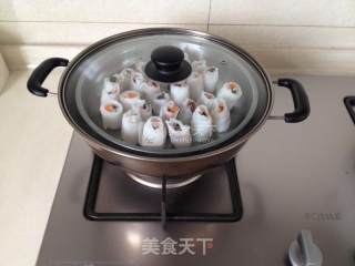 三丝蒸粉卷的做法步骤：11