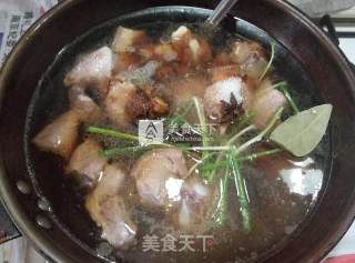 竹笋烤肉的做法步骤：7