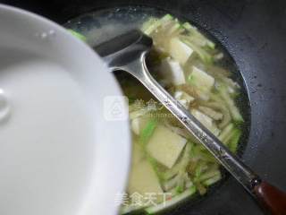 三丝豆腐羹的做法步骤：9