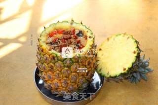 健康养颜菠萝饭的做法步骤：8
