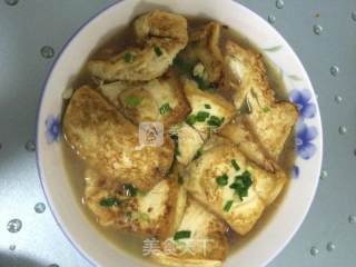 香煎水豆腐的做法步骤：5