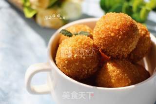 豆沙红薯丸的做法步骤：15