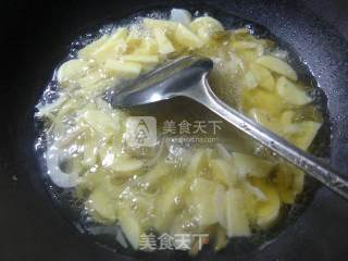 榨菜丝雷笋樱玉豆腐羹的做法步骤：7