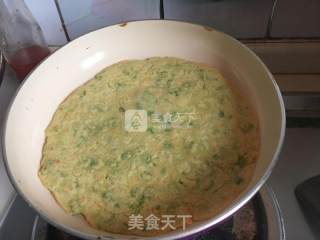 榆钱鸡蛋饼的做法步骤：12