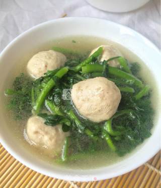 西洋菜肉丸汤的做法步骤：6