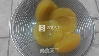 黄桃酥粒面包的做法步骤：3