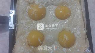 黄桃酥粒面包的做法步骤：6