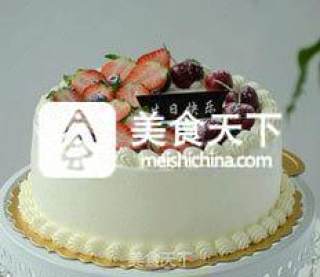 【水果奶油蛋糕】--最基本也最美味的蛋糕的做法步骤：12