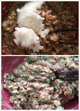 牛肉饭饼的做法步骤：7