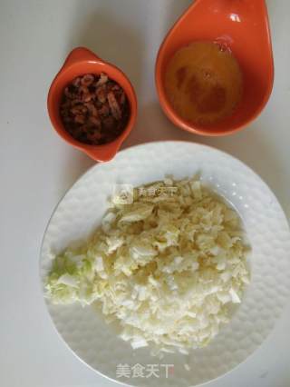 白菜泼蛋的做法步骤：2