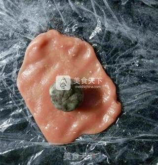 红丝绒糯米团的做法步骤：10