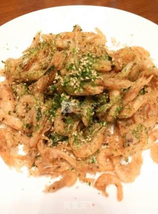蒜香海苔小河虾的做法步骤：11