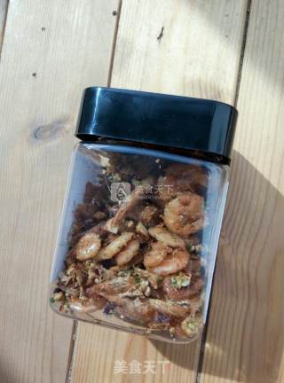 蒜香海苔小河虾的做法步骤：12