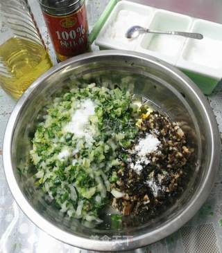 麻油香菇青菜包的做法步骤：4